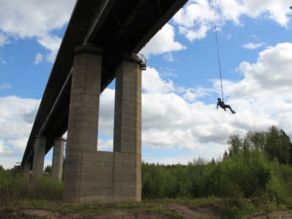 Прыжки с веревкой, Павловский мост