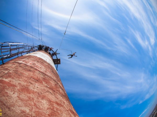 Прыжки с веревкой, Фановая труба