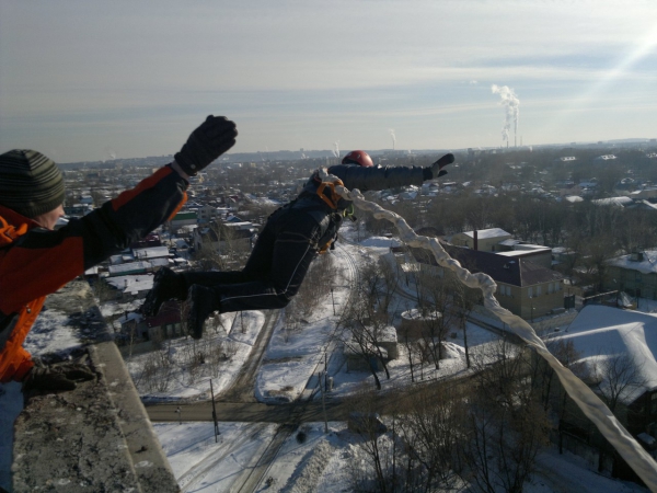 Прыжки с веревкой, Зеленодольская (Крыша)